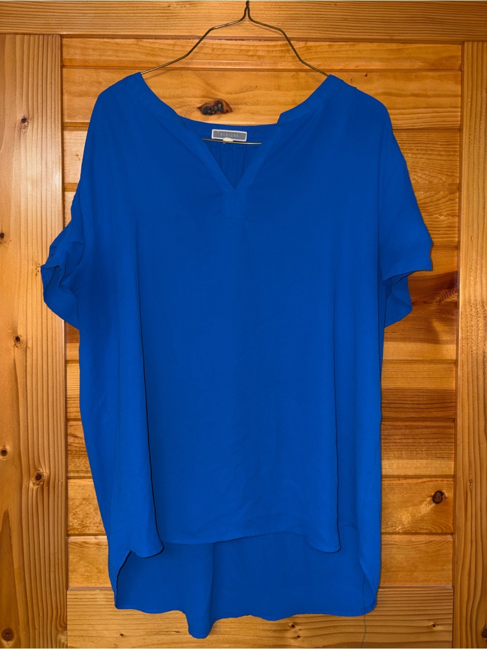 Pleione Cobalt Blue V-Neck Tunic